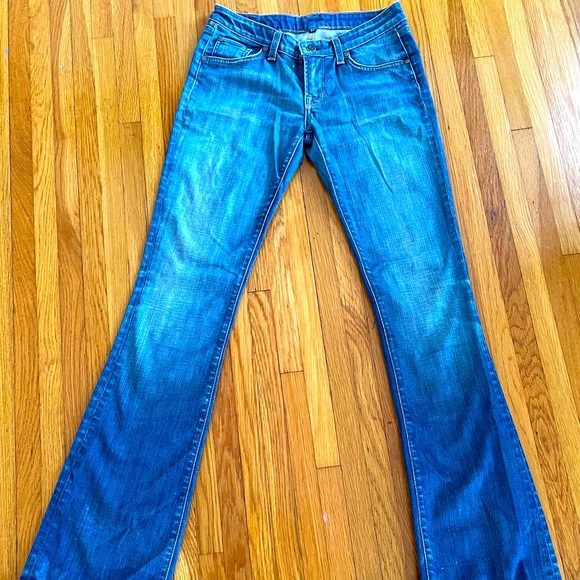 E.D.J. Denim Purist Jo Anna Bootcut women’s western low rise jeans, size 27” - Picture 1 of 16